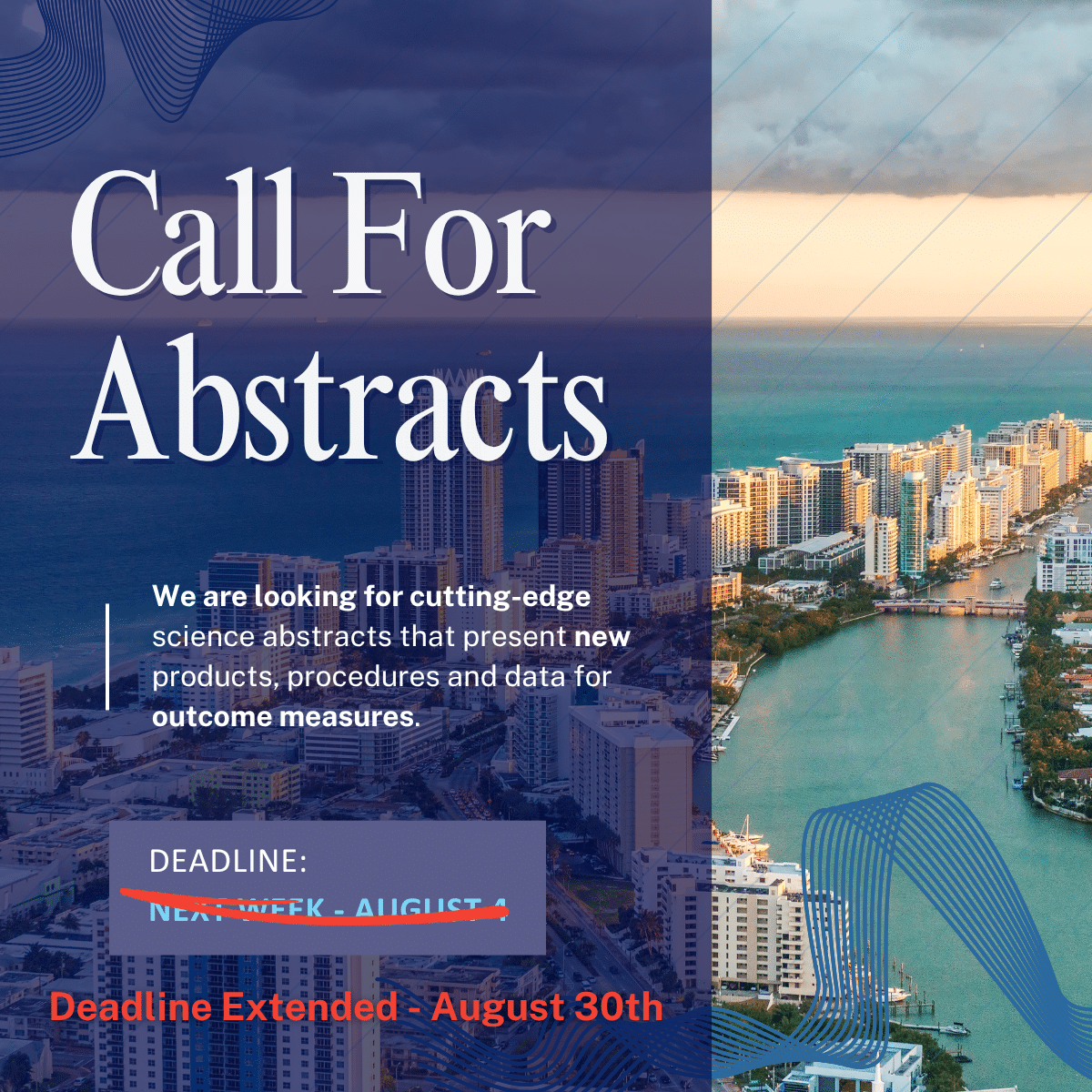 Call for Abstract Deadline Extended